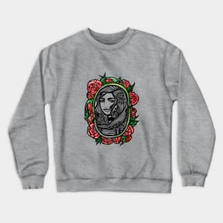 Rose Goddess Crewneck Sweatshirt